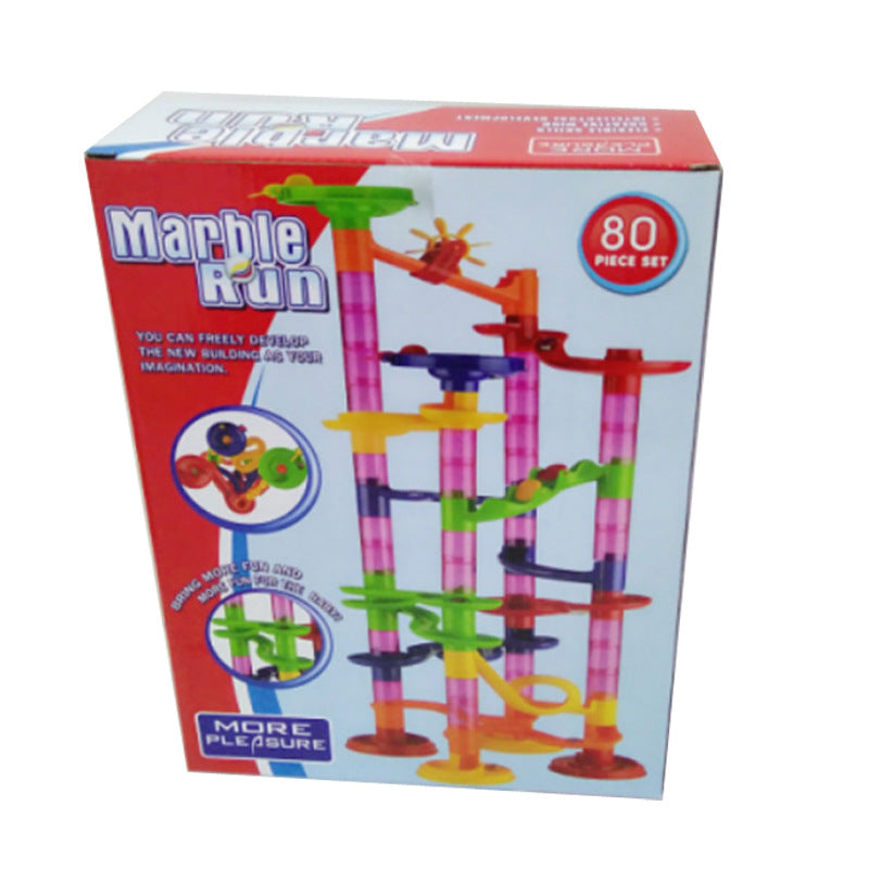 Plastic Marble Run Assembled Three-Dimensional Track Toy 24.5cm 5