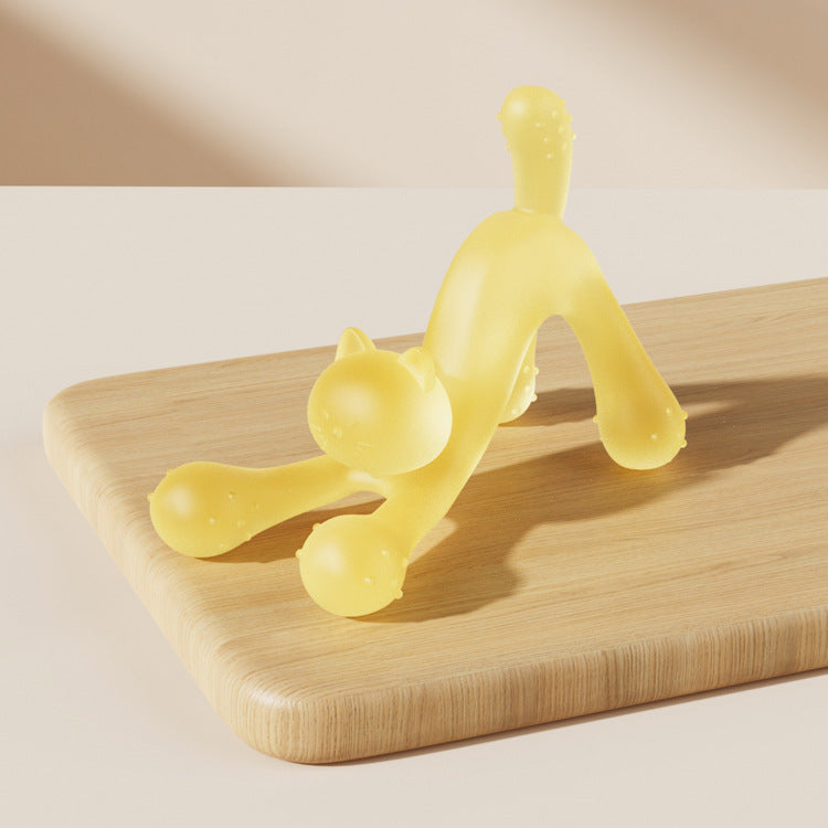 Silicone Kitten Shaped Teething Toy for Baby 9