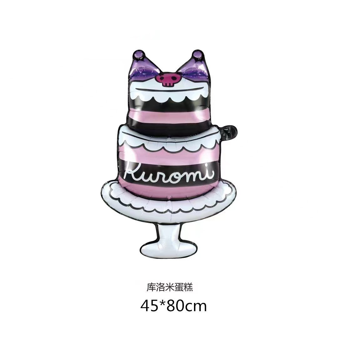 Sanrio Kuromi Melody Foil Balloons Birthday Party Decoration 5pcs 20