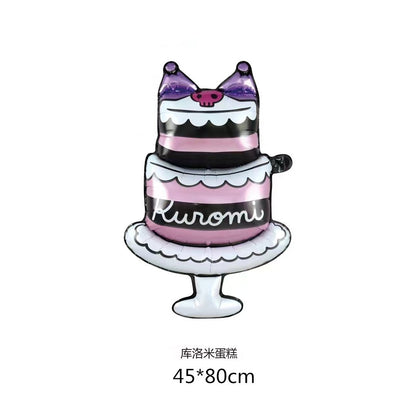 Sanrio Kuromi Melody Foil Balloons Birthday Party Decoration 5pcs 20