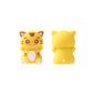 Silicone 3D Focal Beads Tiger Front Facing Sitting Pose