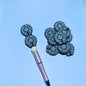 20Pcs Silicone Focal Beads Design Class Printed Text Detail 7
