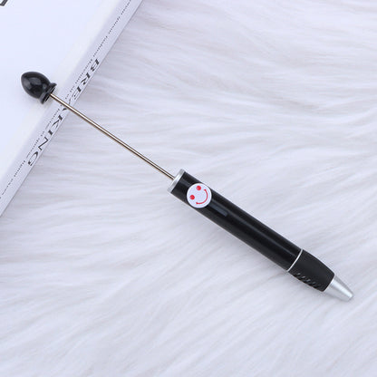 Creative Diy Printable Logo Happy Expression Plastic Beadable Ballpoint Pen 5