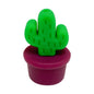 20Pcs Silicone 3D Focal Beads Flowerpot Cactus Fleshy with Colorful Pots 10