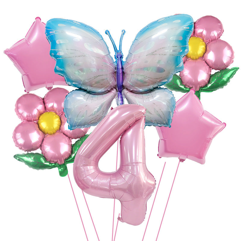 Butterfly Foil Balloon Set Birthday Party Decoration 40 Inch 15