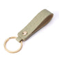 Crocodile Pattern PU Leather Keychain Loop for Women and Men 8