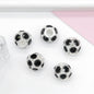 50pcs 8mm Metal Hollow Rhinestone Spacer Beads Silver and Gold 12