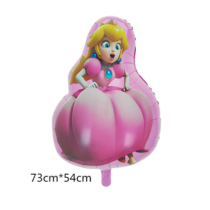 Super Mario Foil Balloons Party Decoration Set 5pcs 11
