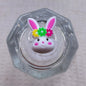 20Pcs Silicone 3D Focal Beads Easter Bunny Egg Holding Flower Crown 8