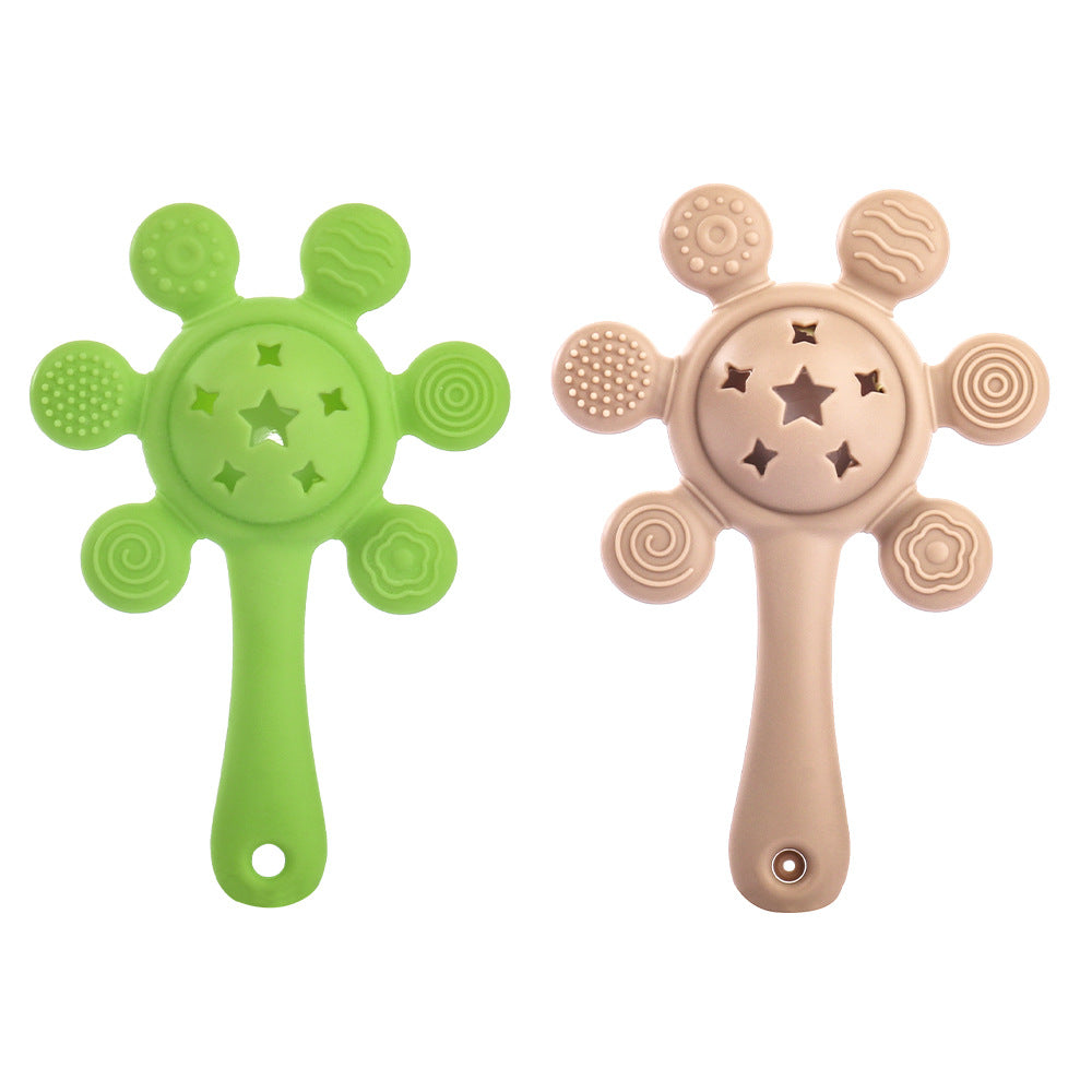 Silicone Teething Toy Palm Rattle Baby Teether 10 Pack 4