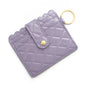 PU Leather Keychain Coin Purse Card Holder Compact Design 19