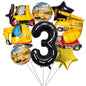 Construction Vehicle Foil Balloon Set 40 Inch Engineering Theme 5