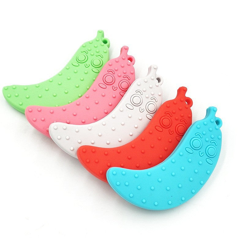 Silicone Fruit Shape Teething Toy Baby Teether for Infants 4