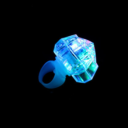 Five-Pointed Star LED Light Up Rings US Independence Day 24pcs 4