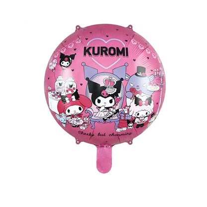Sanrio Kuromi Melody Foil Balloons Birthday Party Decoration 5pcs 2