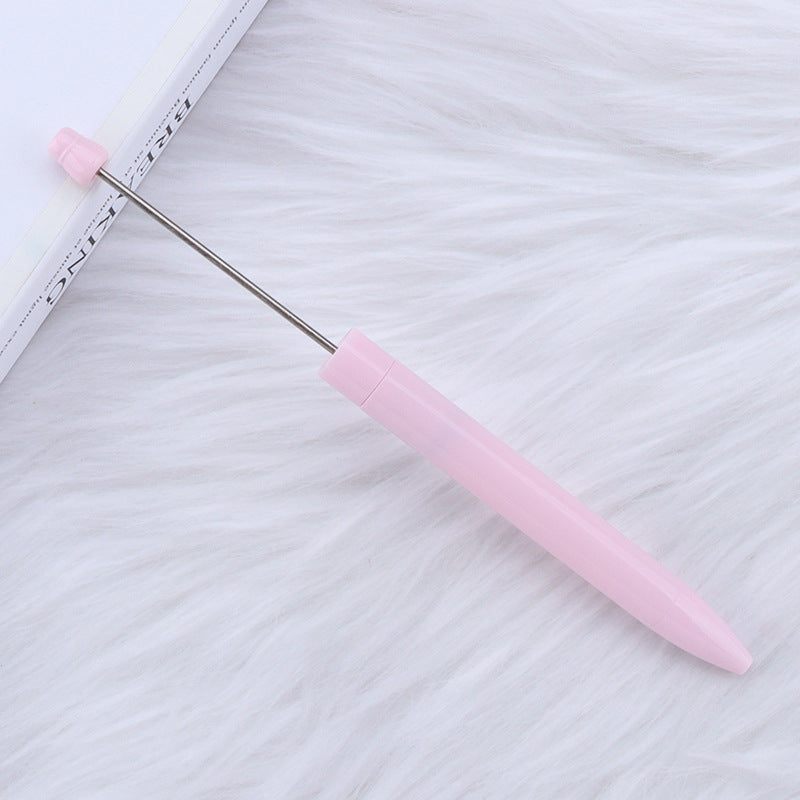 Long Creative Plastic Beadable Ballpoint Pens DIY Craft Supplies 13