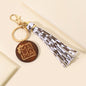 Western Wooden Mama Tassel Keychain Metal Accessory 15
