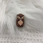 20Pcs Silicone 3D Focal Beads Brown Marmot Sitting Pose 6