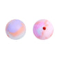 20pcs 15mm Candy Color Tie Dye Silicone Beads Multi Color 8