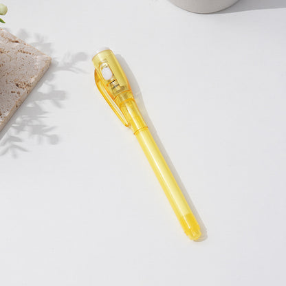 UV Light Magic Invisible Ink Pen Flat Head 13cm Novelty Toy 6