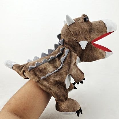 Plush Dinosaur Hand Puppet Soft Toy with Openable Mouth 25cm 8