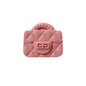10pcs Silicone Focal Beads Bag Design Quilted Texture 13