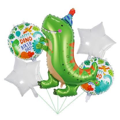 Dinosaur Foil Balloon Set Birthday Party Decoration 1Set 6