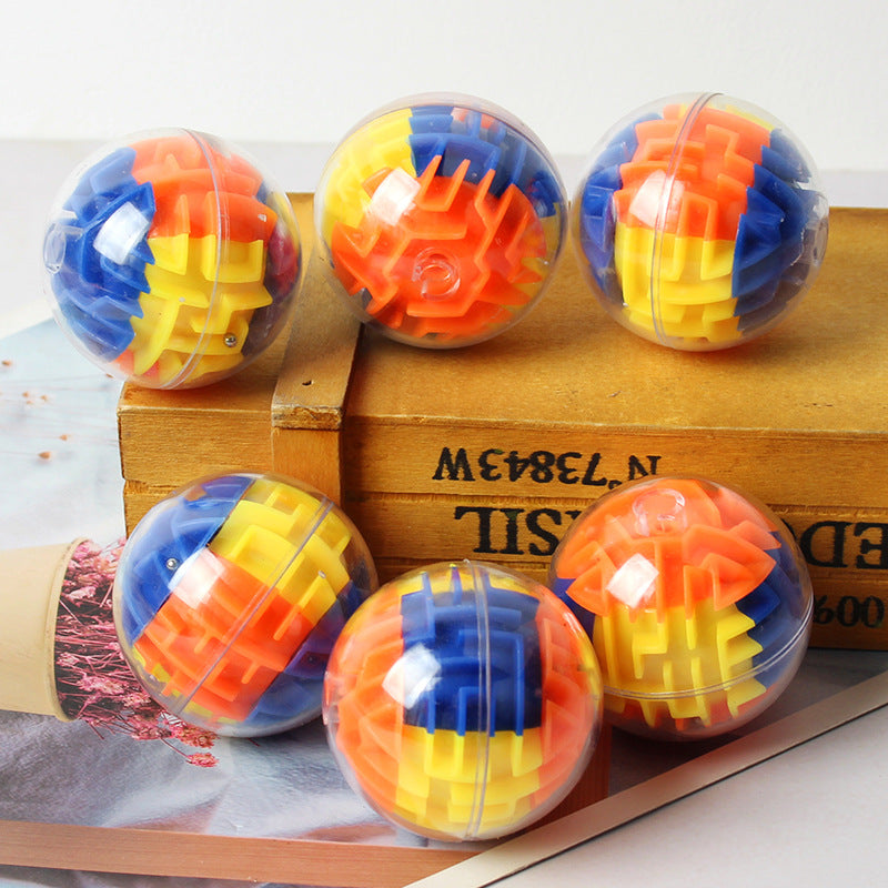 Plastic Puzzle Ball Bead Maze Educational Toy 5.5cm 2