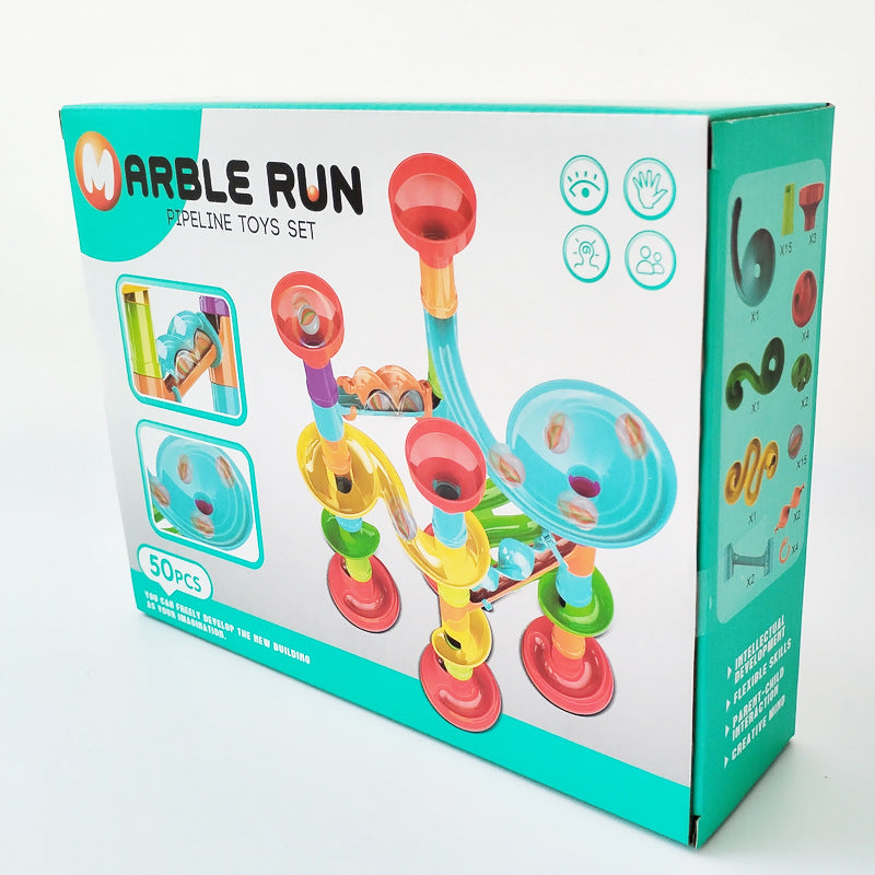 Plastic Marble Run Assembled Three-Dimensional Track Toy 24.5cm 11
