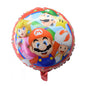 Super Mario Foil Balloons Party Decoration Set 5pcs 22