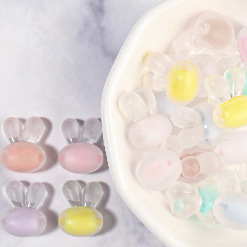 100 Pack Transparent Multi-Style Acrylic Beads Bracelet Accessories 58