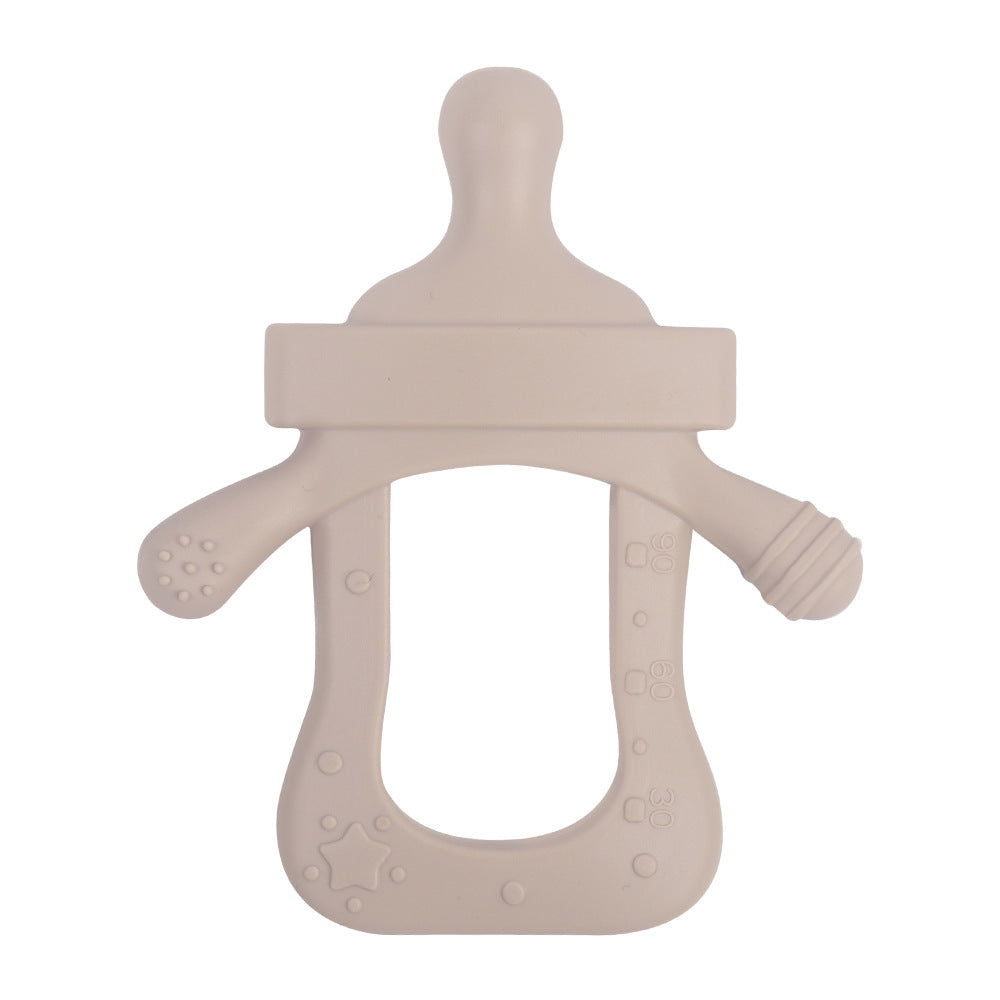 Silicone Baby Teething Toy Bottle Shape for Infant 29