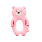 Silicone Bear Shaped Baby Teething Toy for Infant 6