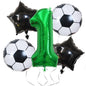 Green Digital Football Foil Balloon Set Birthday Party Decoration 2Set 32 Inch 6
