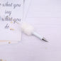 Fuzzy Plush Beadable Ballpoint Pens DIY Craft Supplies Decorative 9