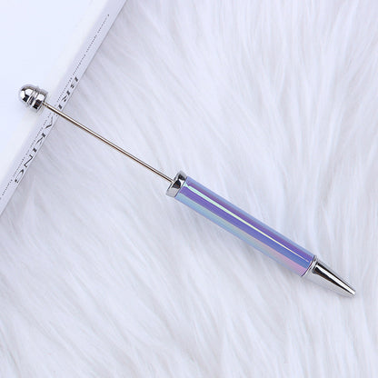 UV Electroplating Rainbow Color Beadable Ballpoint Pens DIY Craft Supplies 12