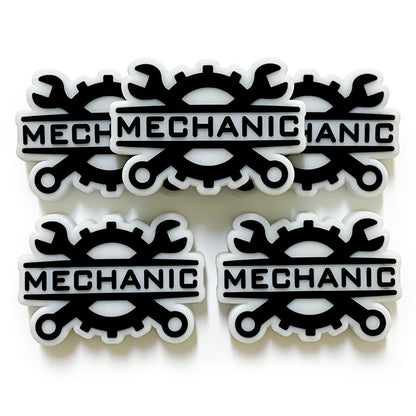 20Pcs Silicone Focal Beads Technician Maintenance With Mechanic Tools Design 2