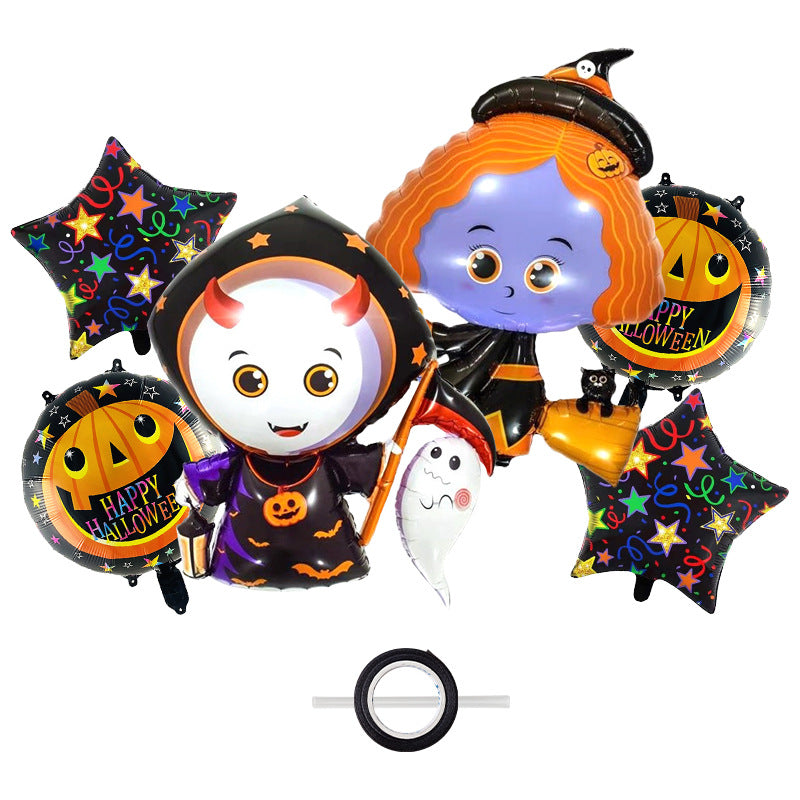 Halloween Foil Balloon Set Party Decoration