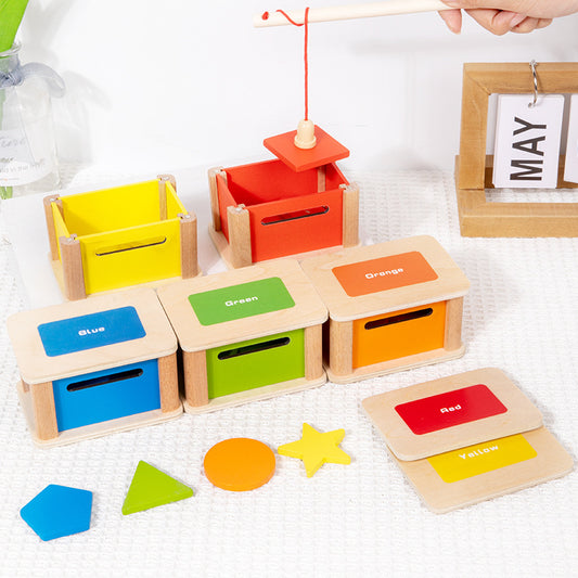 Wooden Color Shape Classification Montessori Toys for Kids