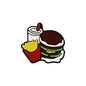 Silicone Focal Beads Burger French Fries Snack Food Shapes 6
