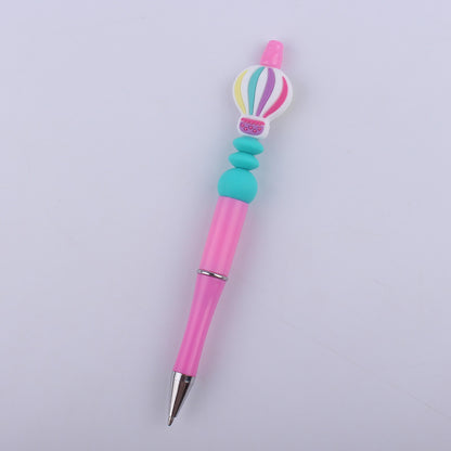 Hot Air Balloon Silicone Beaded Pens Handmade Office School Supplies 10