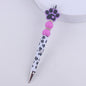 Dog Claw Silicone Beaded Pens Ballpoint Writing Office School Supplies 18