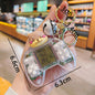 Cartoon Mini Game Machine Plastic Keychain Creative Toy Charm 8