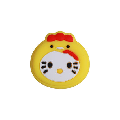 20pcs Silicone Focal Beads Round Ear Mouse Character Accessories Bulk 25