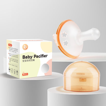 Silicone Teething Toy Ultra Soft Light Pacifier Teether 9