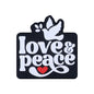 20pcs Silicone Focal Beads Love and Peace with Dove and Stop War Printed 5