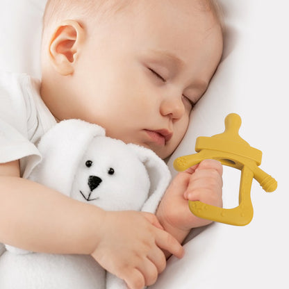 Silicone Baby Teething Toy Bottle Shape for Infant 2