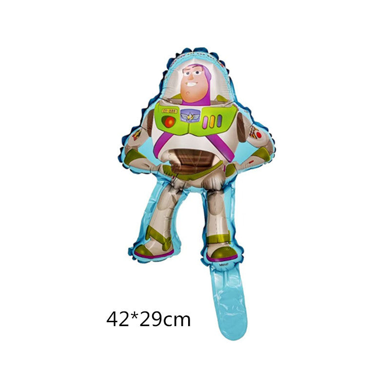 Mini Animal and Cartoon Foil Balloon Set Party Decoration 5pcs 15