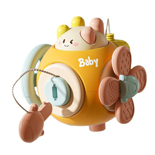 Multifunctional Plastic Busy Ball Montessori Toy Cube for Toddlers