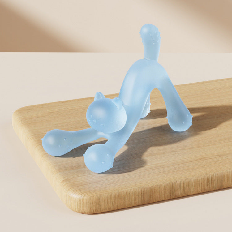Silicone Kitten Shaped Teething Toy for Baby 10